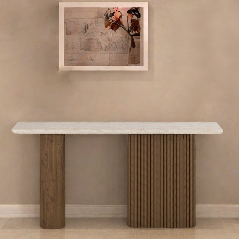 Chinese Style Solid Wood Console Table, 63" H x 70.9" W x 15.7" D