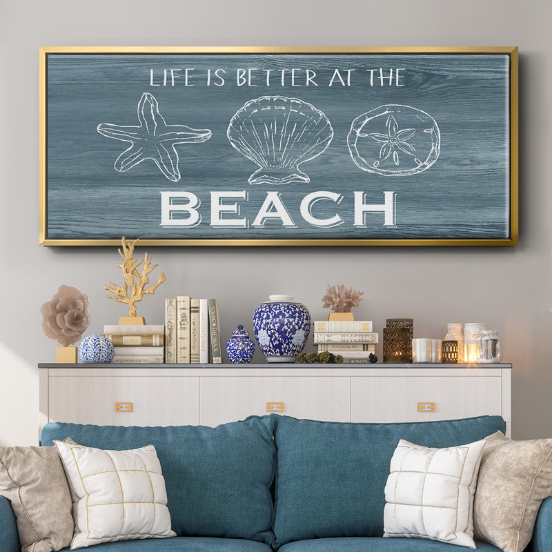 Life is Better - Toile encadrée