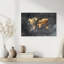 Art mural rétro carte du monde contemporaine-129152043