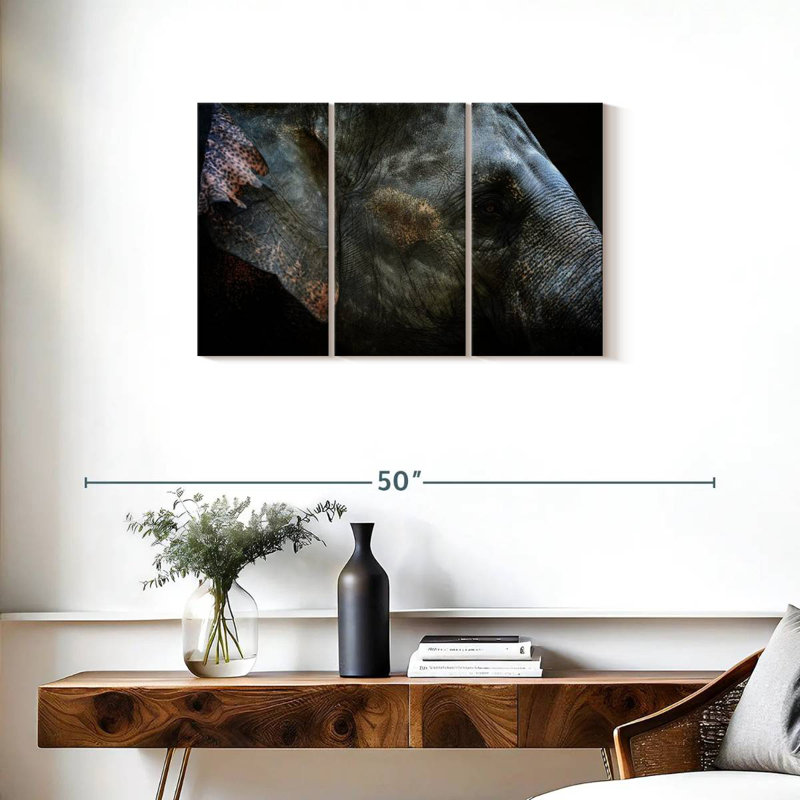 Brampt Asian Elephant Eye, 20" H x 33" W