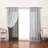 Polyester Trellis Laser Cut Out Curtains-57947335