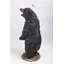 Statue d'ours debout grognant