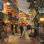 «Evening in Paris» par Marilyn Hageman - reproduction d'art sur toile tendue