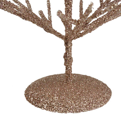 Arbre de Noël artificiel 18 po - Or rose