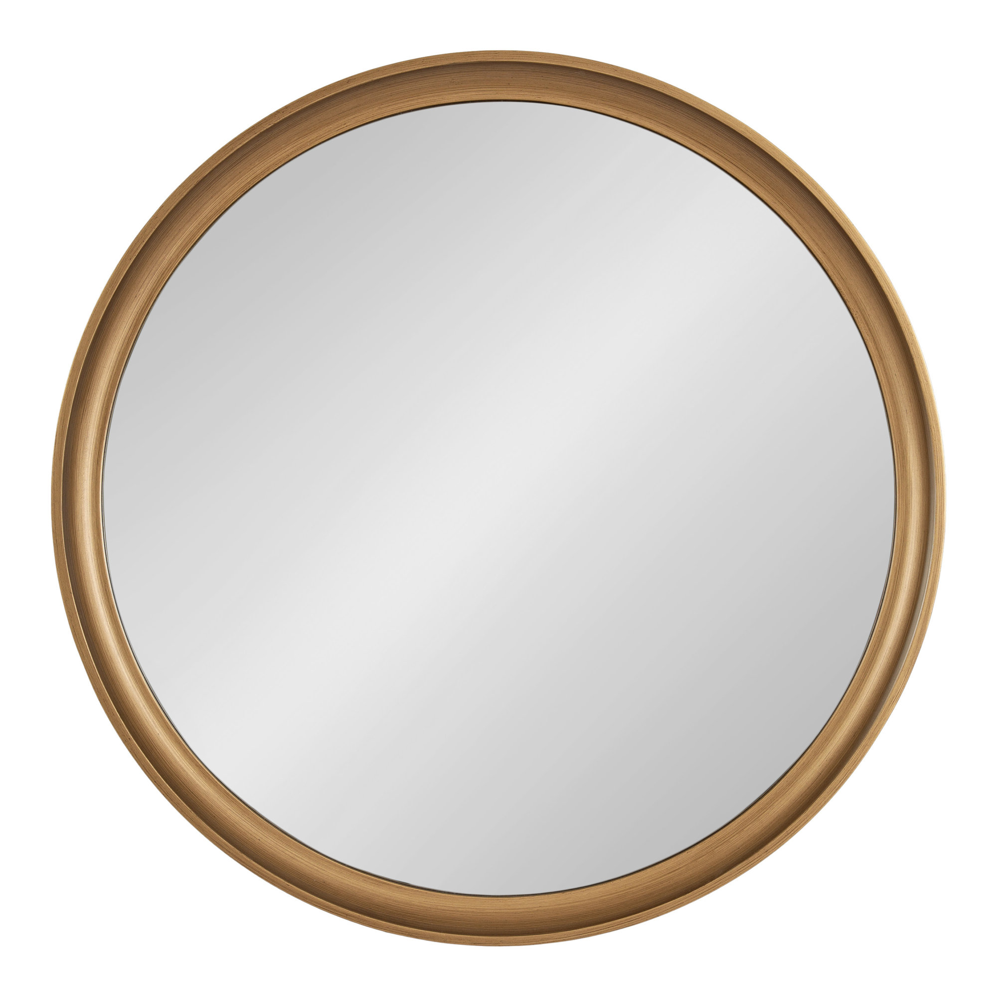 Zoie Wood Mirror, Gold, 30" x 30"