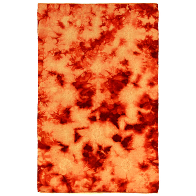 Flatweave flatweave New Zealand Wool Red Area Rug