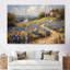 Ensemble de salon art mural bleu et vert Meadow Charm Blue Bonnets VII-593462138-593462141