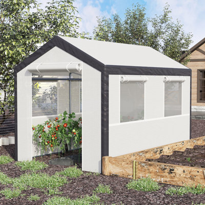 Outsunny 10' X 7' X 7' Walk-In Greenhouse