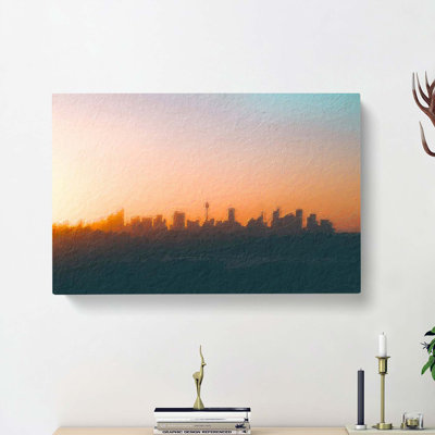 The Sydney Australia Skyline - Wrapped Canvas