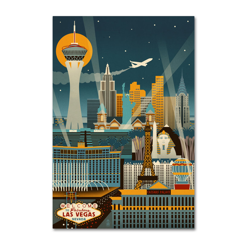 «Travel 132» par Lantern Press, impression sur toile tendue, H 47 po x l 30 po x P 2 po