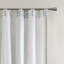 Panneau de rideau en coton 50 po x 84 po avec rayures et doublure en chenille-1854007930-1854007928