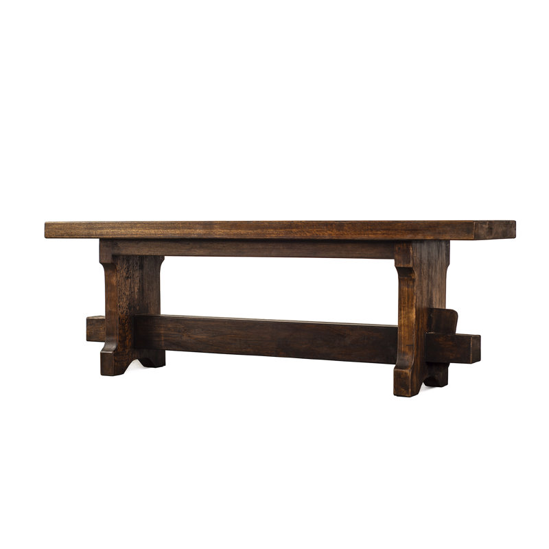 Hand-Made 54" Solid Reclaimed Wood Bench
