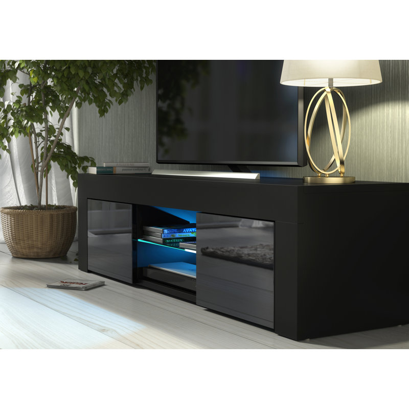 Camon Unfinished TV Stand for TVs up to 48", Black