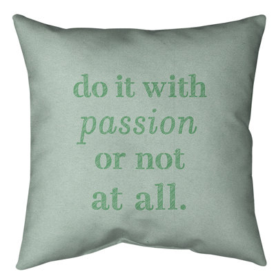 Coussin de sol inspiration passion