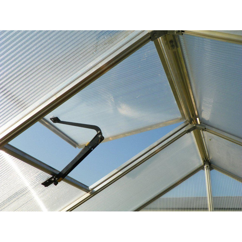 Monticello Premium Polycarbonate Commercial Greenhouse, 90" H x 101" W x 12" D, Black