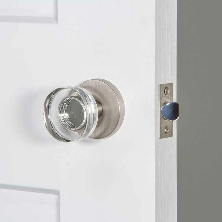 Viaggio Circolo Rosette Double Dummy with Circolo Crystal Knob