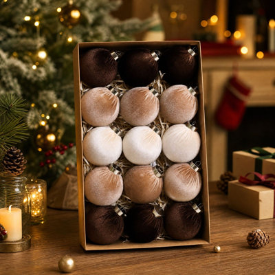 Ensemble de décorations de Noël boules suspendues pour arbre de Noël