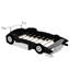 Lit plateforme double en forme de voiture de course avec roues, noir-1354131867-1354131865