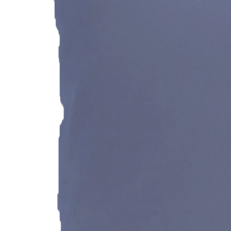 Solid Colour Reversible Throw Pillow, 26" H x 26" W, Blue