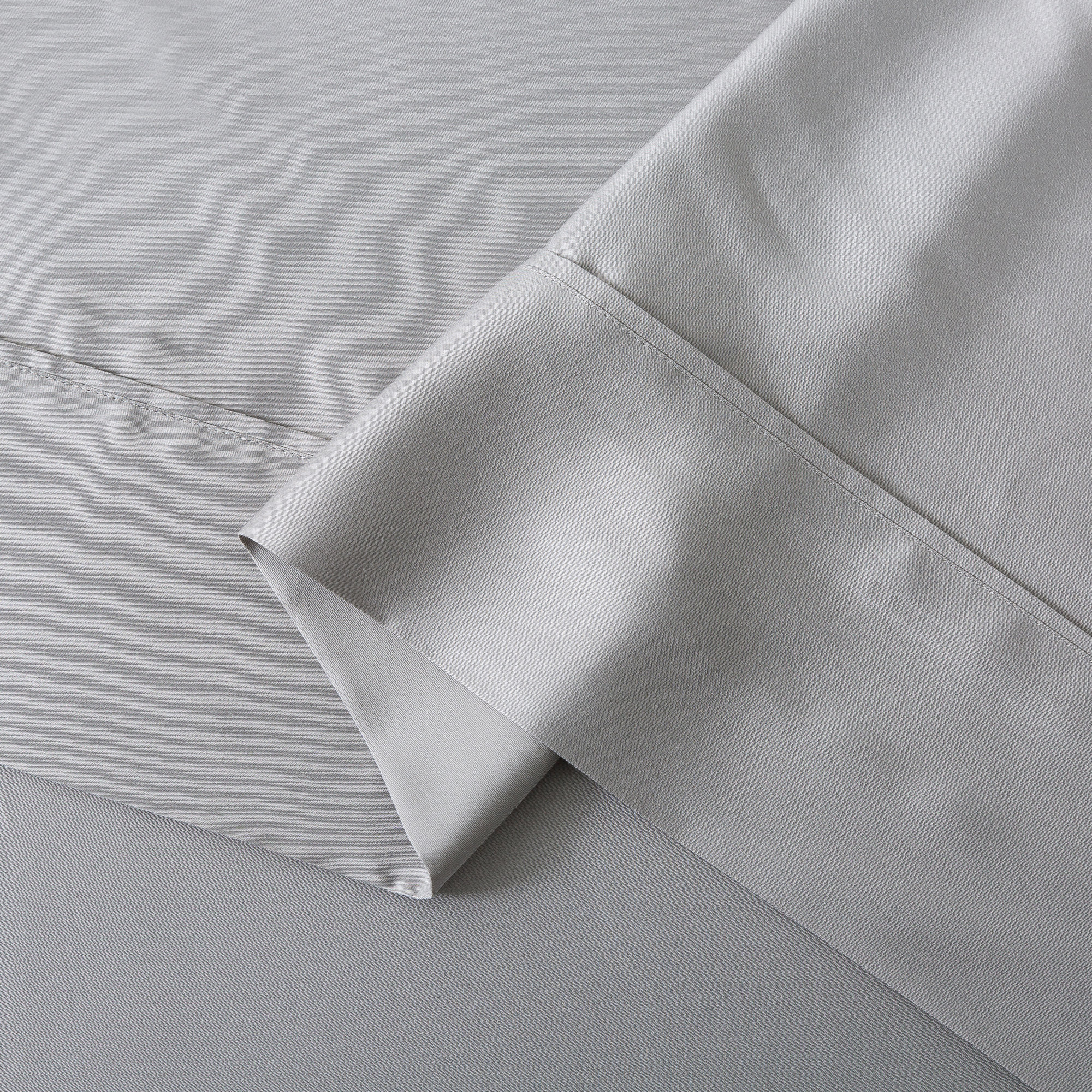 Canali Sateen Sheet Set, Light Gray, Queen