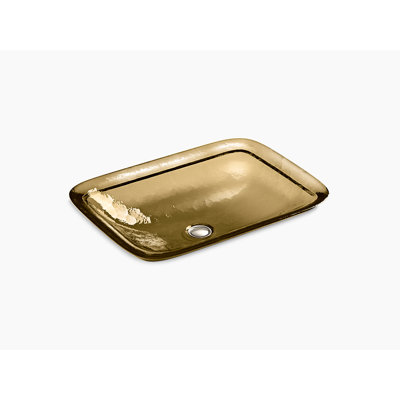 Kohler Inia, Artist Editions Rectangle Glass Wading Pool Bathroom Sink