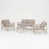 Coussin beige / structure naturelle