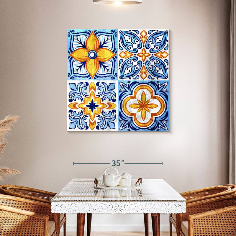Carreaux à motif italien, H 39 po x l 39 po