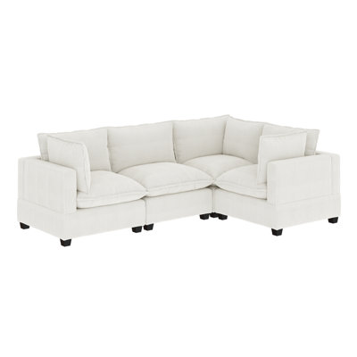 Somerdale Modern Upholstered Cloud Sectional