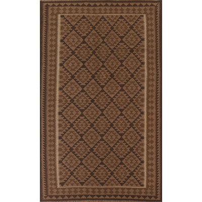 Tapis oriental brun Kilim 7 x 10