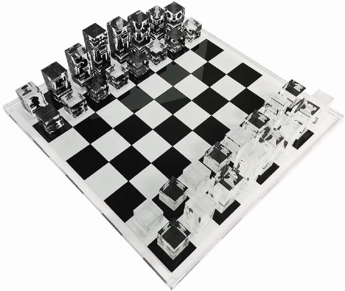 MegaChess 25 Tall Light-Up Giant Chess Set - Day/Night Set - White Side  Illuminates Red