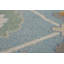 Tapis bleu All-Over Oushak 9 x 12