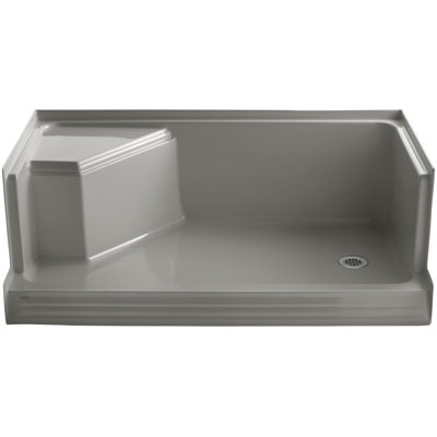 Memoirs® 60" W x 36" D Single Threshold Shower Base