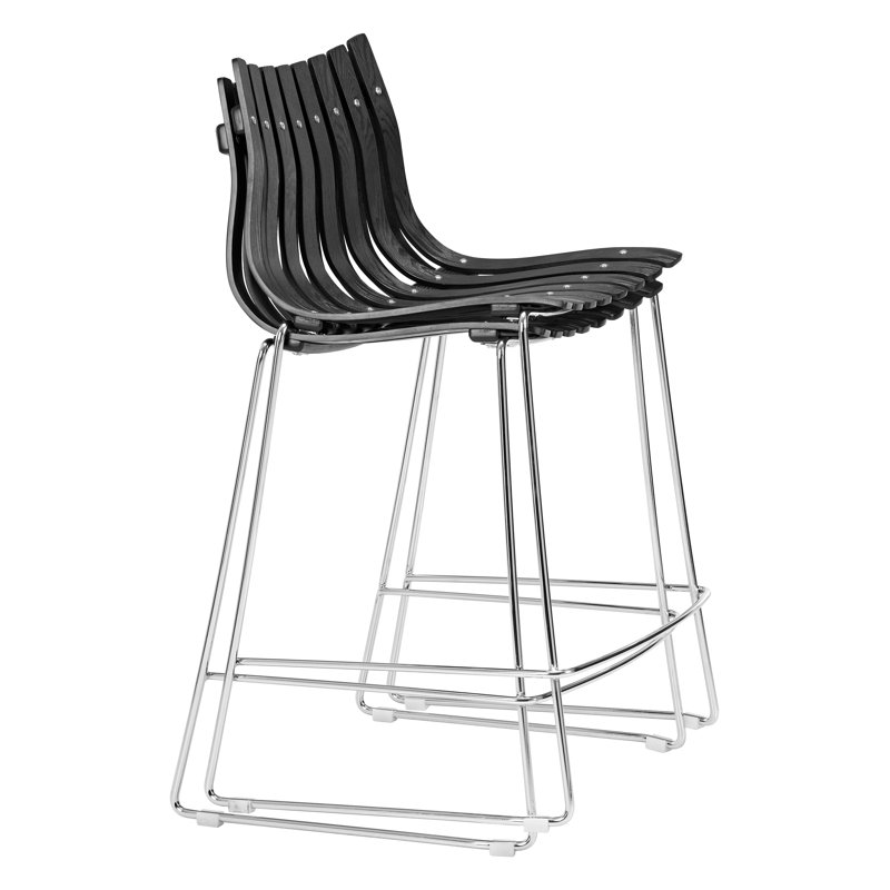Tabouret de bar Beaufort (lot de 2) noir