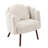 24" Wide Cute Petal Vanity Chair with Detachable Back and Heart-shaped Pillow, Upholstered Accent Chair for Bedroom-720900899