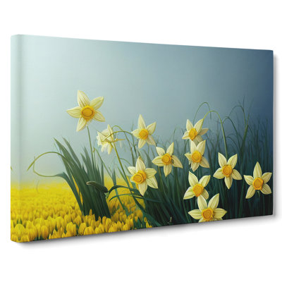 Showstopping Daffodil Flowers - Wrapped Canvas