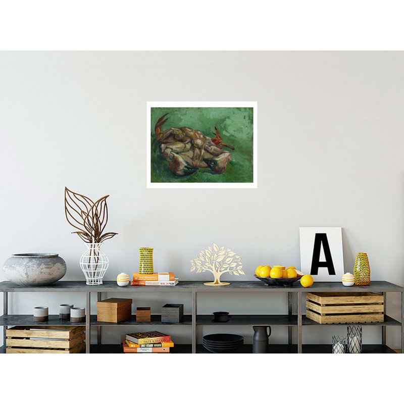 Un crabe sur son dos par Vincent Van Gogh - Impression Giclée, H 22 po x l 28 po