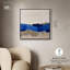 "Méandre", forme I, impression murale sur toile par Art Remedy, cadre noir, 30 x 30-78689460-78689458