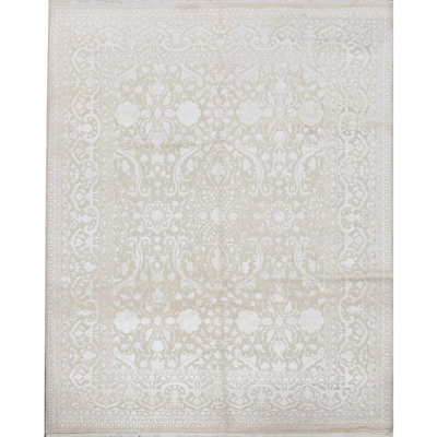 Oriental Area Rug in Beige
