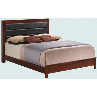 Elegant Transitional Queen Bed In Cherry