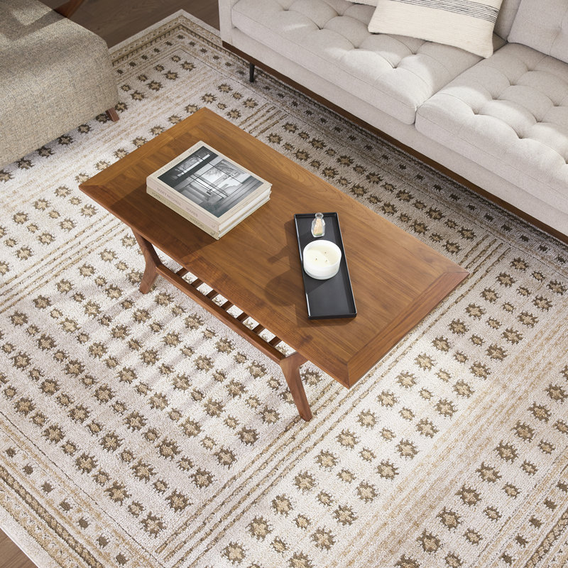 Geometric Area Rug, Rectangle 200 x 275 cm