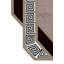 Tapis taupe / noir Abrego-116136426