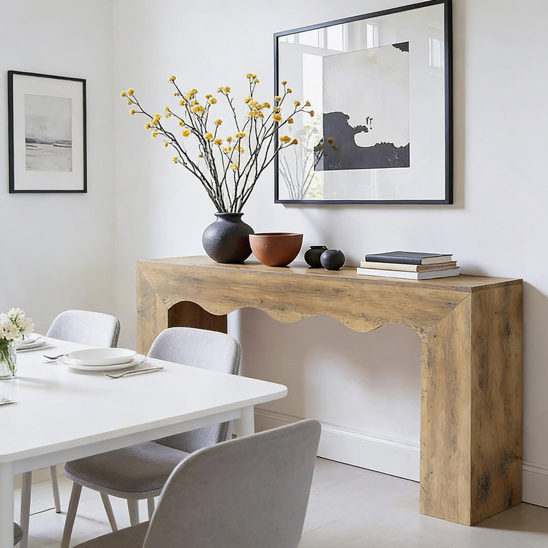 Console rustique pour canapé, stable et polyvalente | Idée de cadeau, Brun