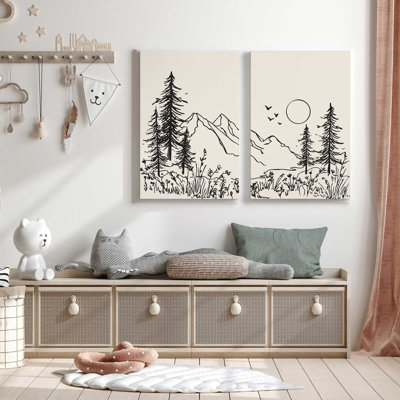 Whispering Peaks v2 Set of 2 Prints