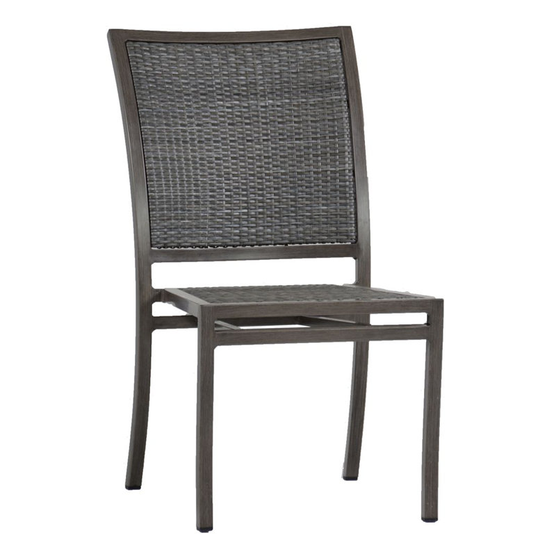 Chaise d'appoint Villa - Gris ardoise, Trépointe, Intermix écorce