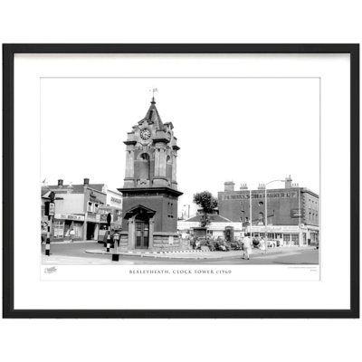 Bexleyheath, Clock Tower C1960 by Francis Frith - Single Picture Frame Print