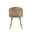 Ensemble de 4 chaises de salle à manger bohèmes en osier avec coussins moelleux-608349919