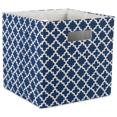 Cube en tissu treillis