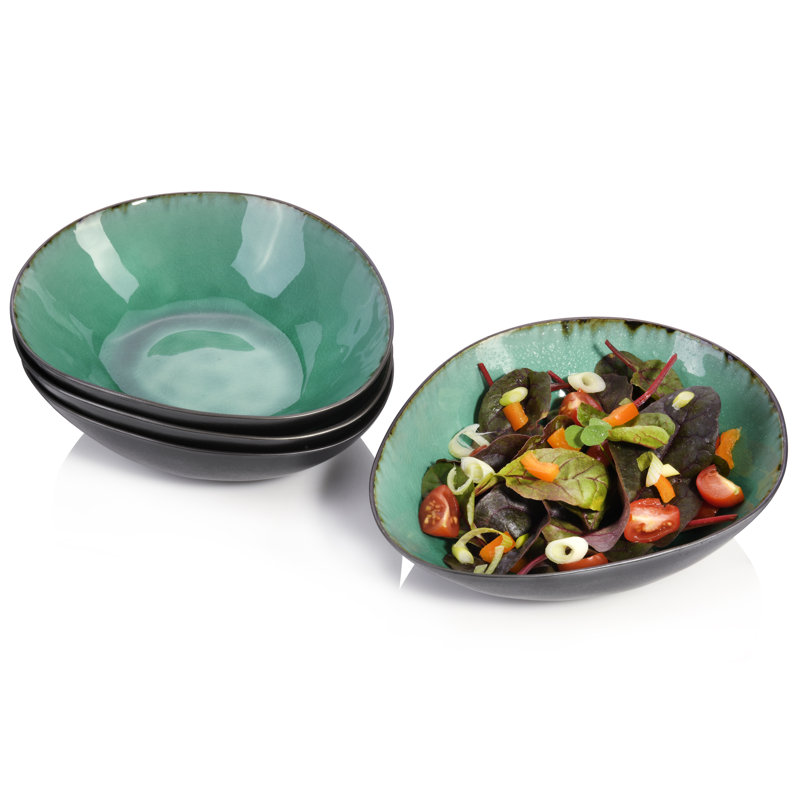 Ruffin 4 Salad Bowl Set, 6.7cm H x 16cm W