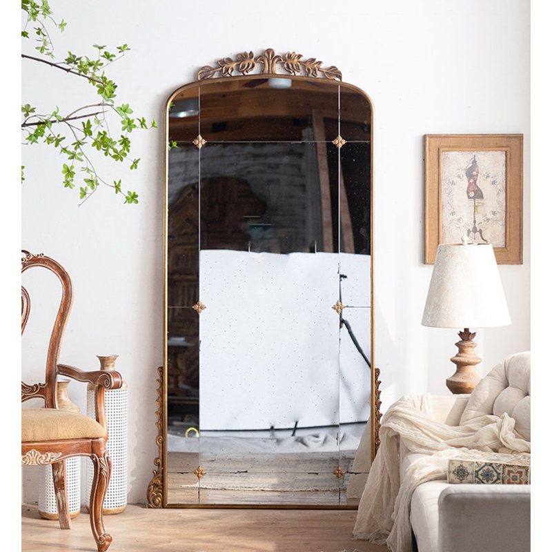 Miroir pleine grandeur de style européen, 74.8" H x 40.16" W