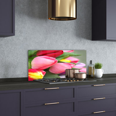 Lizmar 50cm W x 100cm L Glass Peel and Stick Panel